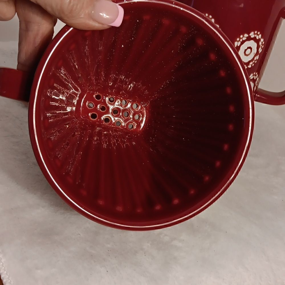 Southern Living Ceramic Tea/Coffee Pot Cold Brew - Picture 3 of 6